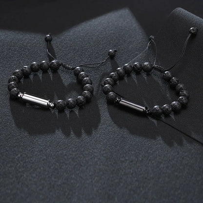 Herren Gedenk-Urnenarmband mit Aschekapsel