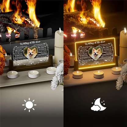 Personalisierter LED-Gedenkrahmen für Katzen